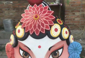 彩繪戲曲雕塑 大型城市雕塑 商業(yè)街擺件
