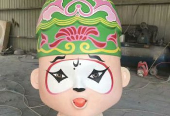 公園戲曲雕塑 酒店門(mén)口雕塑 彩繪擺件