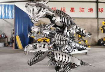 公園機(jī)器人雕塑 酒店門(mén)口雕塑 彩繪擺件
