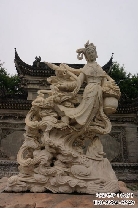 城市天女散花雕塑 風(fēng)景區(qū)彩繪雕塑 抽象擺件 城市天女散花雕塑 風(fēng)景區(qū)彩繪雕塑 抽象擺件