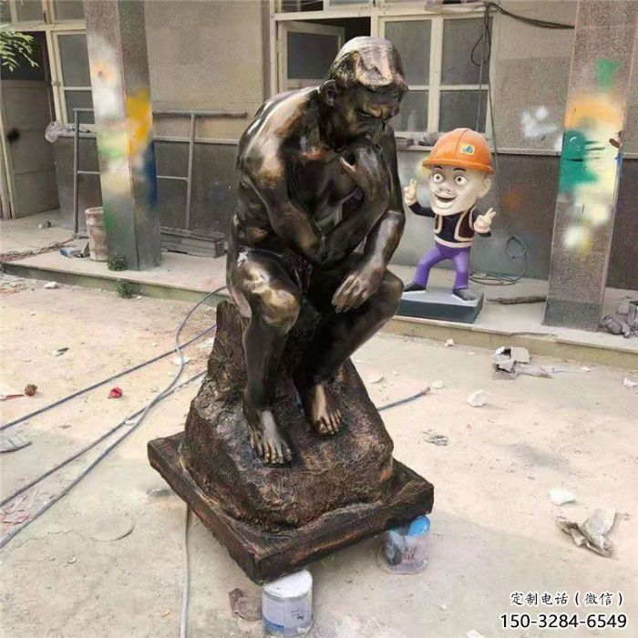 風景區(qū)思考者雕塑 售樓處廣場雕塑 仿古擺件