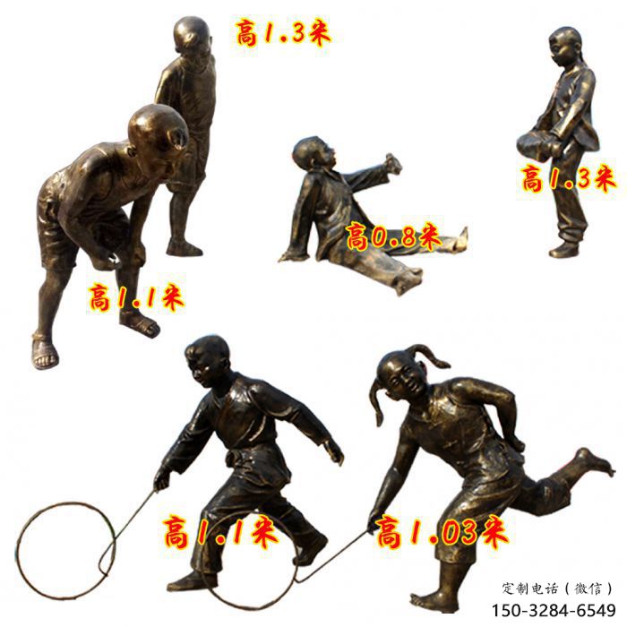 公園孩子雕塑 酒店門口雕塑 彩繪擺件 公園孩子雕塑 酒店門口雕塑 彩繪擺件