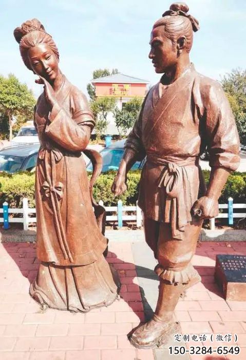 園林牛郎織女雕塑 風(fēng)景區(qū)神話雕塑 廣場小品 園林牛郎織女雕塑 風(fēng)景區(qū)神話雕塑 廣場小品