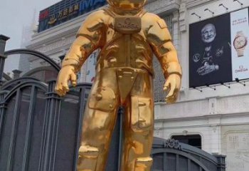 彩繪太空人雕塑 航天雕塑 步行街擺件