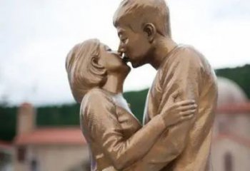 大門(mén)口愛(ài)情雕塑廠家 公園親吻雕塑 仿真戀人雕塑
