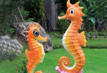抽象河馬雕塑，動漫海洋雕塑，卡通主題