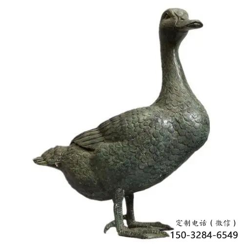 現(xiàn)代鴨子雕塑廠家，仿真動(dòng)物， 街頭動(dòng)物擺件