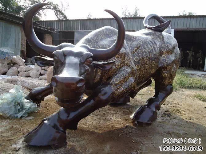 水牛雕塑制作，田間景觀小品，抽象原理