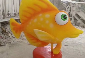 抽象卡通劍魚雕塑c廠家，戶外街頭雕塑，海洋生物雕塑