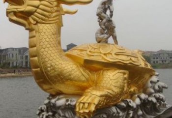 海龜?shù)袼芗庸S，神獸動物，仿古公園廣場擺件