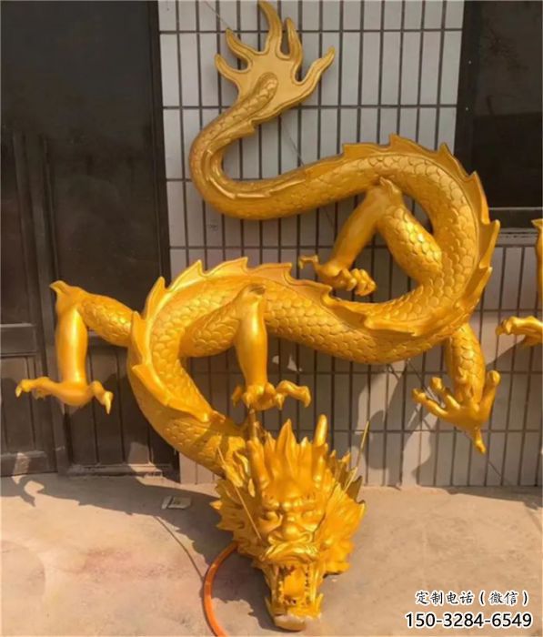 仿真龍頭雕塑廠家，公園動物雕塑，房地產(chǎn)售樓處擺件