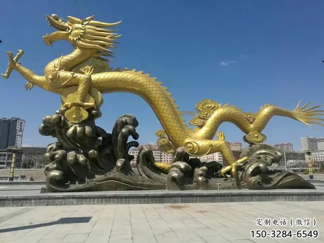 生產(chǎn)龍頭雕塑廠，動(dòng)物雕塑效果圖，房地產(chǎn)售樓處擺件