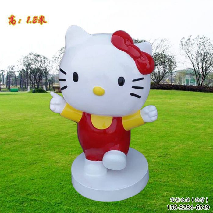 承接室內(nèi)小貓雕塑，景觀題材，動漫主題效果