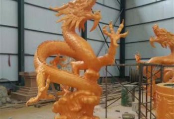 生產(chǎn)龍頭雕塑廠家，仿銅動物雕塑，房地產(chǎn)售樓處擺件