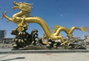 生產(chǎn)龍頭雕塑廠，動物雕塑效果圖，房地產(chǎn)售樓處擺件
