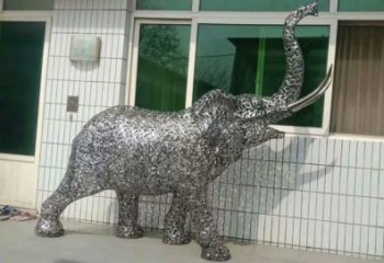 操場小象雕塑廠家，公園題材，剪影工藝