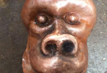 校園猩猩雕塑廠家，動物題材，仿古工藝