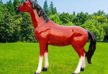 小區(qū)小馬雕塑規(guī)格特點，抽象系列，園林動物小品