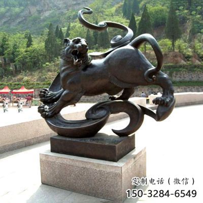 承接抽象白虎雕塑，仿古動(dòng)漫雕塑，仿古擺件雕塑