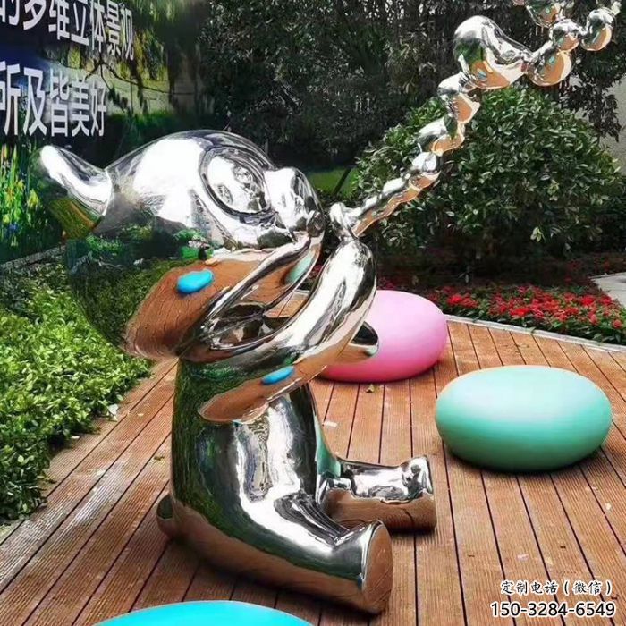 抽象貓咪雕塑廠，戶外歐式雕塑，仿古擺件