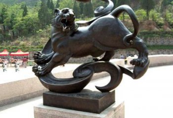 承接抽象白虎雕塑，仿古動漫雕塑，仿古擺件雕塑