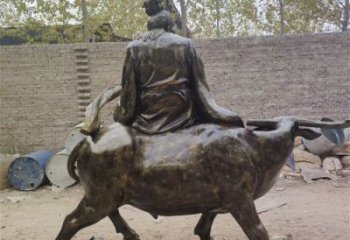 房地產(chǎn)老牛雕塑，仿古動物雕塑，噴漆制造