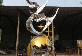 大型鴿子雕塑廠家，鍍金歐式雕塑，仿古擺件