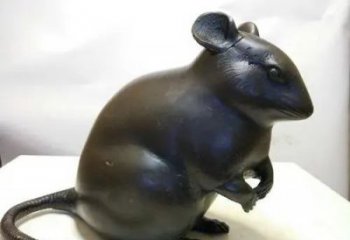 老鼠雕塑，鍍銅動(dòng)物雕塑，仿真工藝