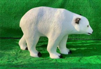公園狗熊雕塑，仿真動物雕塑，彩繪工藝