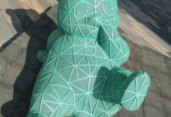 幼兒園狗熊雕塑，動(dòng)漫文化雕塑，鑄造制作