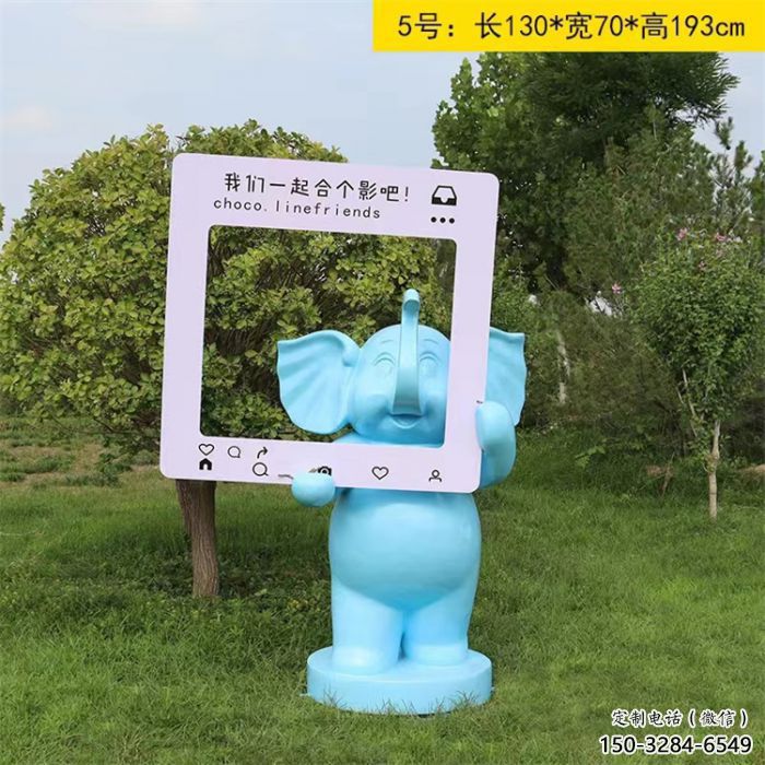 大象雕塑指用，景觀雕塑，彩繪大象雕塑點擊