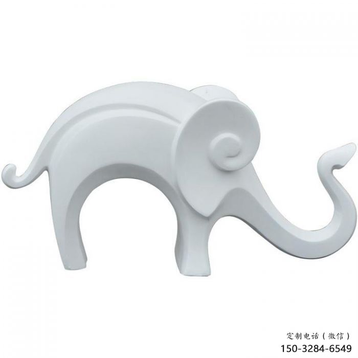 幾何大象雕塑通用，花園小品，廣場(chǎng)大象雕塑優(yōu)價(jià)