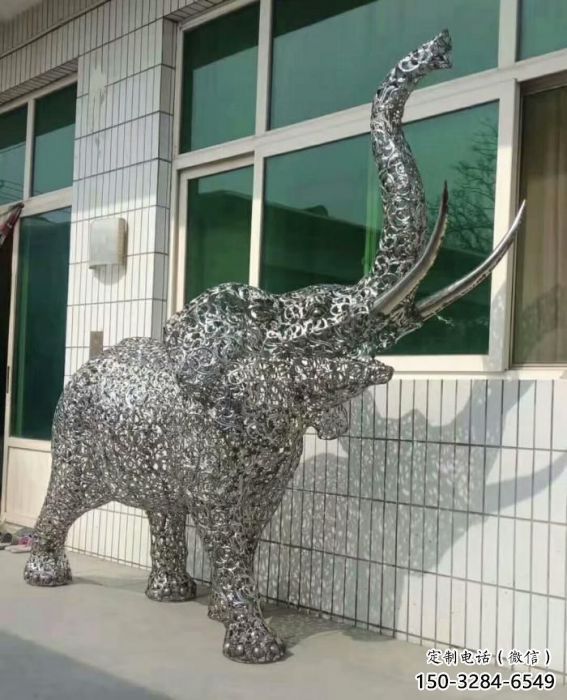 大象雕塑通用，街頭雕塑，鏤空大象雕塑標(biāo)準(zhǔn)