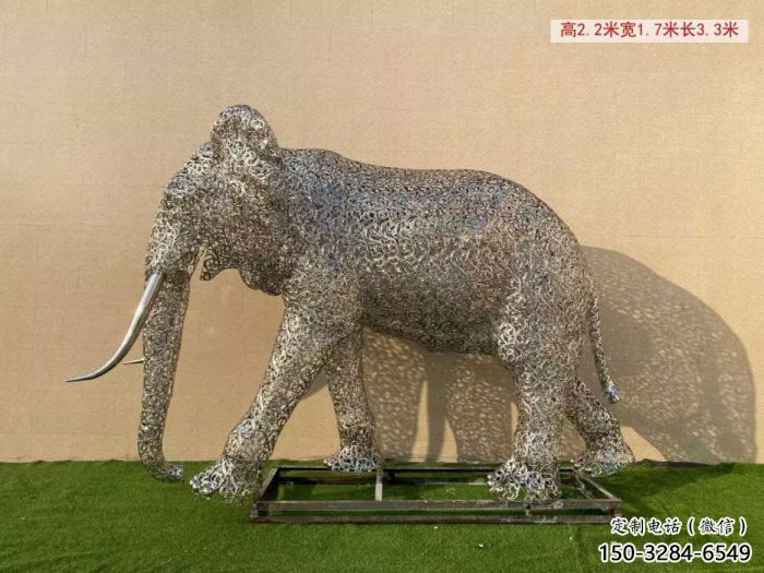 大象雕塑選定，景觀雕塑，景觀鏤空大象雕塑生產(chǎn)商