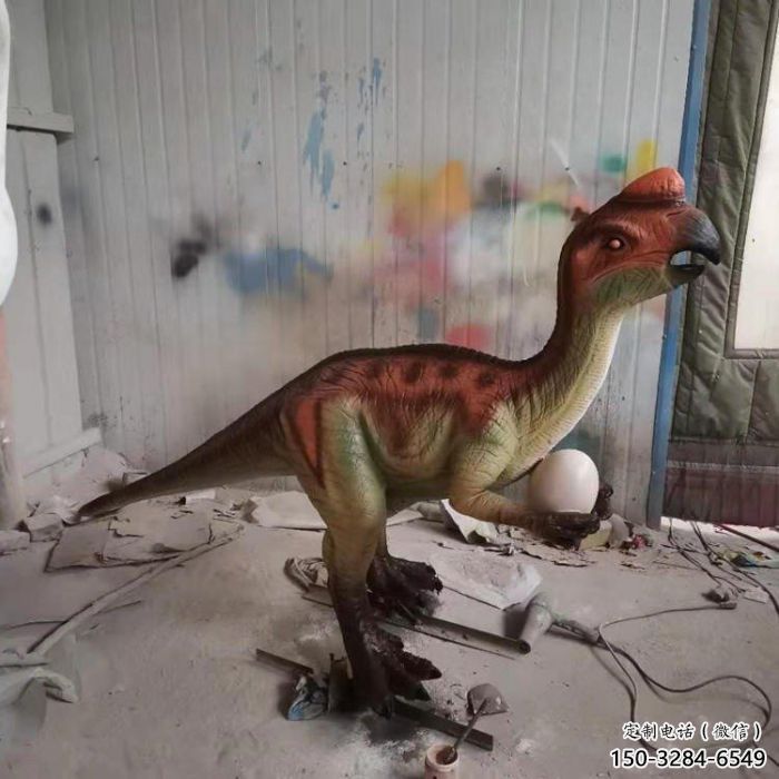抽象恐龍雕塑制造，動物雕塑，玻璃鋼恐龍雕塑展品