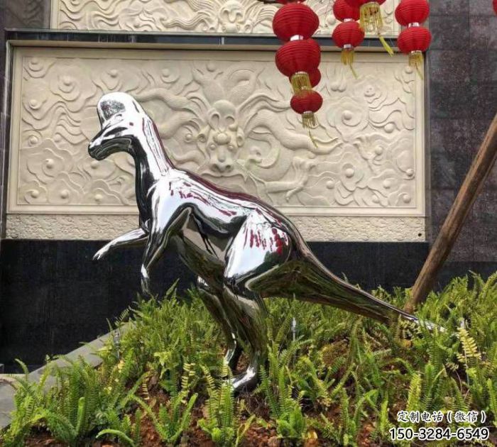 景觀恐龍雕塑精選，陸地?cái)[件，公園鏡面恐龍雕塑精品