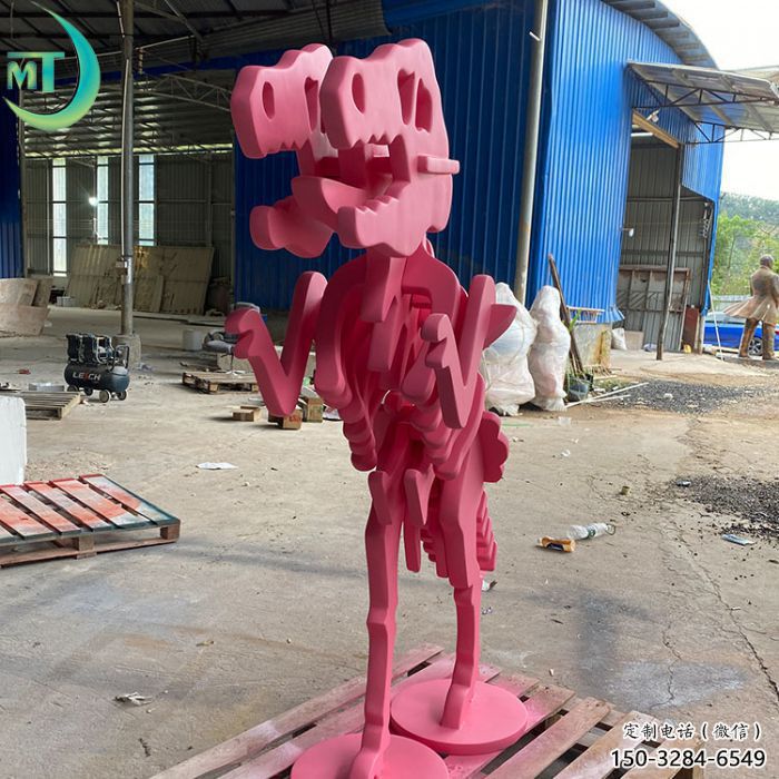 恐龍雕塑提供，美陳雕塑，景觀恐龍骨架雕塑制作