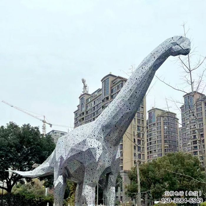 鏤空恐龍雕塑制造，歐式風(fēng)格，切面恐龍雕塑定價(jià)