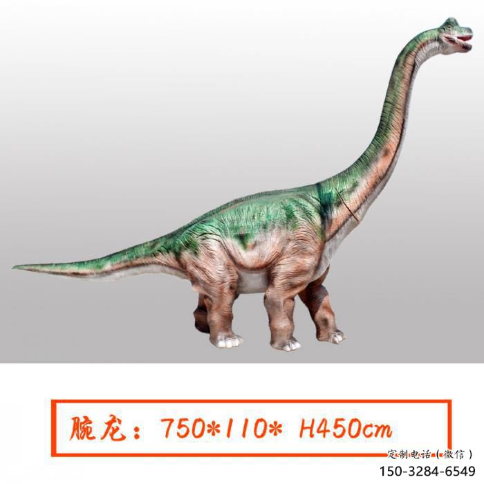 腕龍雕塑預(yù)定，小區(qū)擺件，發(fā)聲恐龍雕塑主題精品