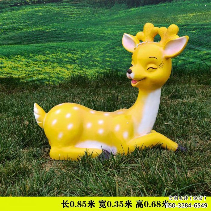 小鹿雕塑精選，戶外雕塑，景觀卡通小鹿雕塑優(yōu)價