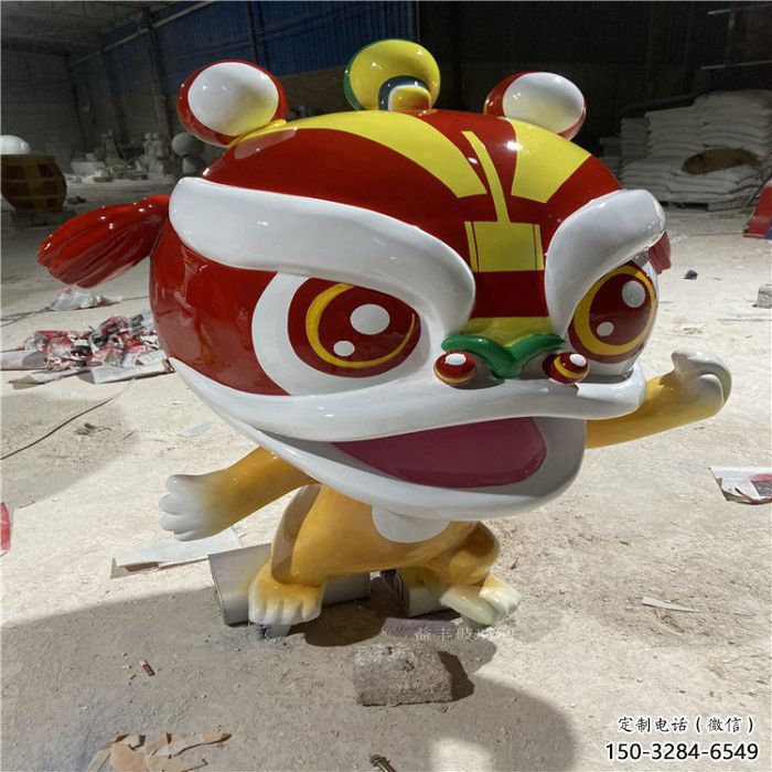 影視劇卡通獅子雕塑，創(chuàng)意藝術(shù)體系，動(dòng)物美陳類型