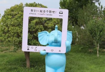 大象雕塑指用，景觀雕塑，彩繪大象雕塑點擊