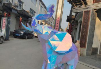 地產(chǎn)大象雕塑提供，露天雕塑，烤漆大象雕塑生產(chǎn)承接