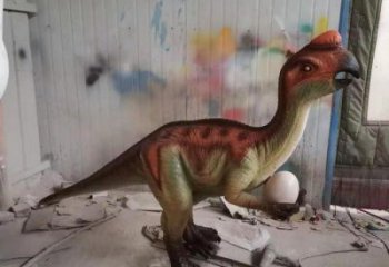 抽象恐龍雕塑制造，動物雕塑，玻璃鋼恐龍雕塑展品