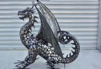 主題恐龍雕塑供給，中式工藝，景觀鐵藝恐龍雕塑精品