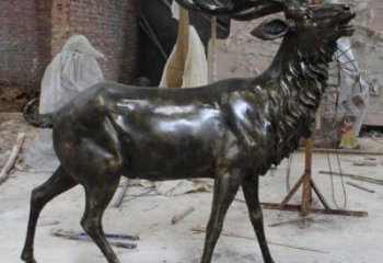 銅小鹿雕塑精選，鑄銅制作，小鹿銅雕塑標(biāo)準(zhǔn)