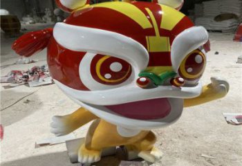 影視劇卡通獅子雕塑，創(chuàng)意藝術(shù)體系，動物美陳類型