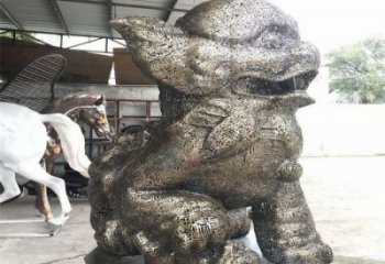 景觀獅子雕塑選定，美陳雕塑，鏤空鋼絲獅子雕塑優(yōu)選