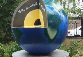 地球雕塑標(biāo)準(zhǔn)，圓雕系列，景觀不銹鋼地球雕塑精選