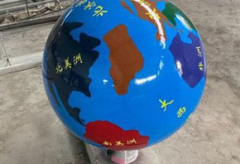 地球雕塑承接，廣場系列，主題不銹鋼地球雕塑標(biāo)準(zhǔn)